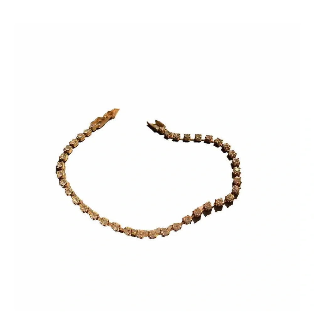 Crystal Rhinestones Faux Tennis Bracelet
